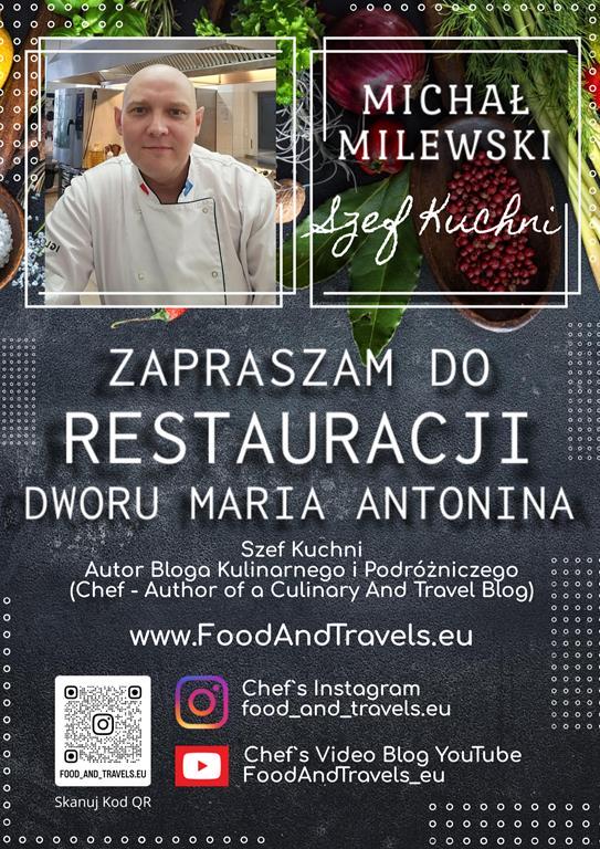 Restauracja Hotel SPA Dwór Maria Antonina Małe Bieszczady Podkarpacie
dwormariaantonina.pl
foodandtravels.eu
FOOD AND TRAVELS